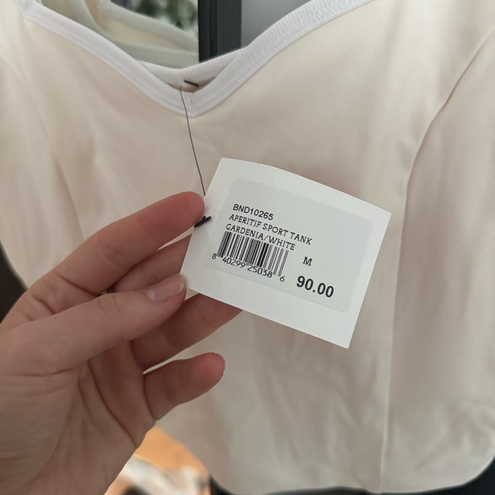Bandier Aperitif Gardenia Sweetheart Corset Bra Pocket Skort Tennis Athleisure M - Picture 12 of 13